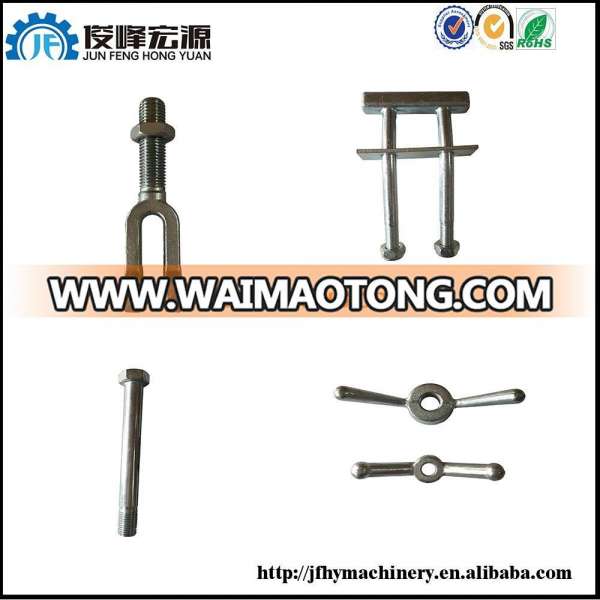 OEM steel forging parts bolt and nut with zinc coating